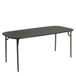 Petite Friture Week-end Eettafel Rechthoek - Medium/Glass Green