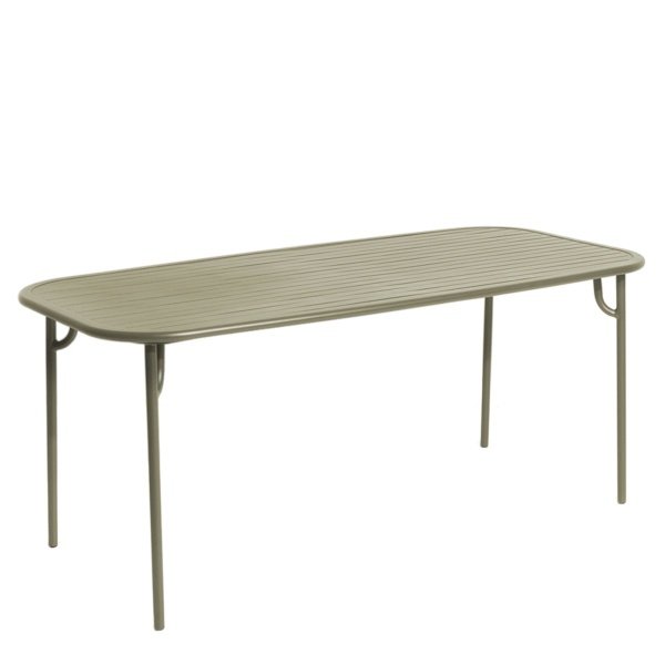 Petite Friture Week-end Eettafel Rechthoek - Medium/Jade Green