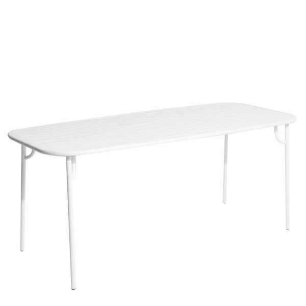 Petite Friture Week-end Eettafel Rechthoek - Medium/White