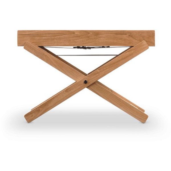 Side table / tea tray Frame teak wood - Chill Dept