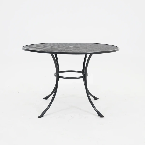 Tafel basic strekmetaal rond d110 antraciet