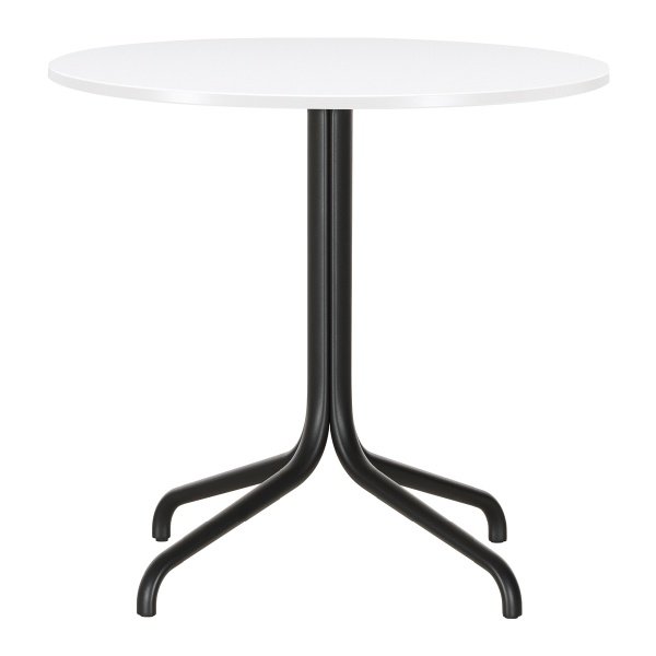 Vitra Belleville Bistro Tafel Rond Melamine Wit