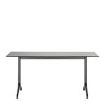 Vitra Belleville Eettafel 160 x 75 Zwart Volkern