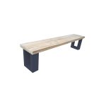 Wood4you - Tuinbank - New England Steigerhout 120 cm parkbank - zitbank - bank - tuinbank hout