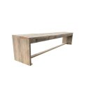 Wood4you - Tuinbank - New Harlem steigerhout 160 cm parkbank - zitbank - bank - tuinbank hout