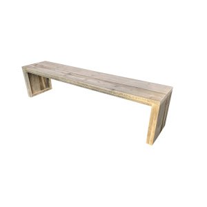 Wood4you - Tuinbank - Zaandam 150cm steigerhout 'Doe het zelf' Bouwpakket parkbank - zitbank - bank - tuinbank hout