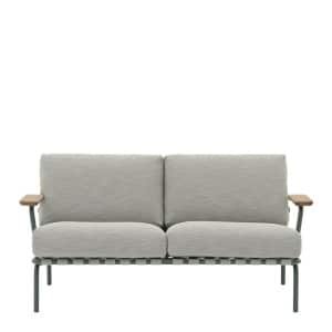 Muuto Settle Outdoor Sofa 2-zits / Groen - Bruin