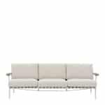 Muuto Settle Outdoor Sofa Grijs Frame / Beige Stoffering