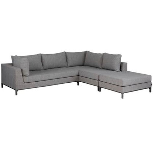 Exotan Sicilië Loungeset All Weather - Ash Grey - Rechts