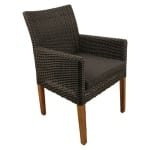 Bandung dining tuinstoel charcoal - Own