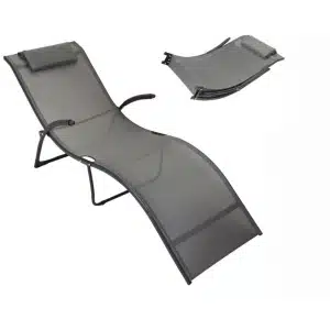 Calypso Opvouwbaar Ligbed Metaal/textilene 173x63x65cm