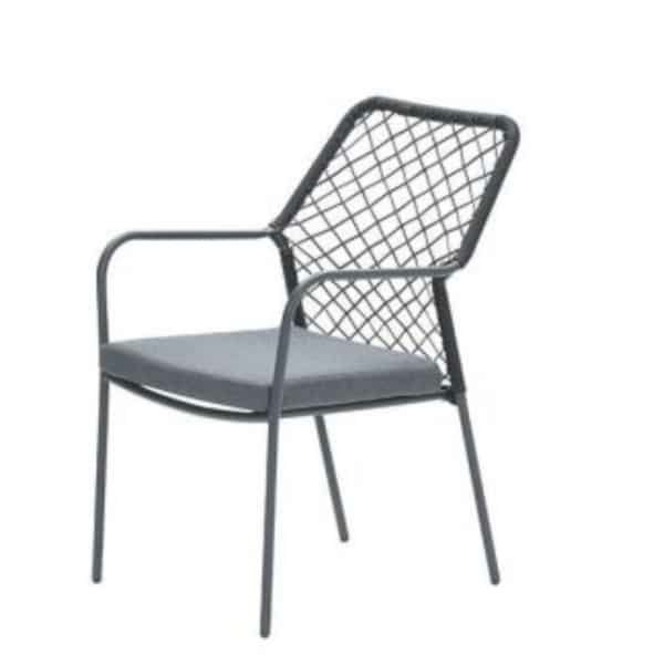 Dido Dining Tuinstoel Black - Garden impressions