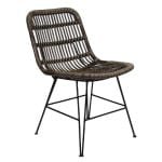 Dining Stoel Rotan Brown - Van der leeden