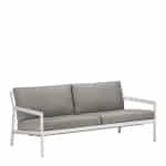 Ethnicraft Jack Outdoor Bank Aluminium - Met Zitkussen - Mocha