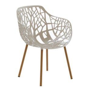 Fast Forest Armchair Iroko Legs Powder Grey