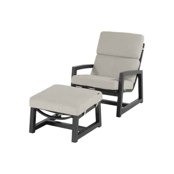 Gio relax lounge chair plus footstool - Hartman