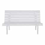 Granny 2-zits houten tuinbank wit