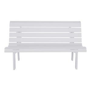 Granny 2-zits houten tuinbank wit