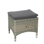 Hocker Kingston Chocolate Taupe - Oosterik home