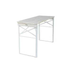 Inklapbare picknicktafel Berlijn 120 x 50 cm whitewash