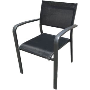 Juventus Stapelstoel Alu Met Textileen 56x60x80cm