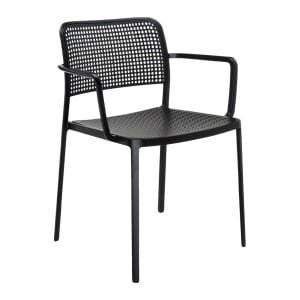 Kartell Audrey Armstoel - Zwart/zwart