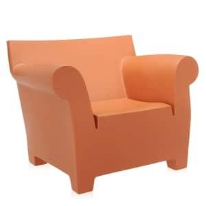 Kartell Bubble Club Fauteuil Terracotta