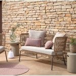 Kave Home 2-zits Tuinbank Nadin 135cm - Beige