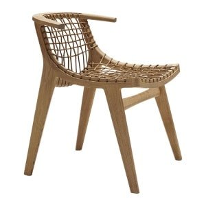 Knoll Klismos Stoel - Naturel Eiken