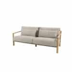 Lucas 3-zits lounge bank teak incl. 6 kussens 4SO - 4so