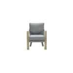 Morgana dining fauteuil VW vint.teak/c.black/mystic gr - Garden impressions