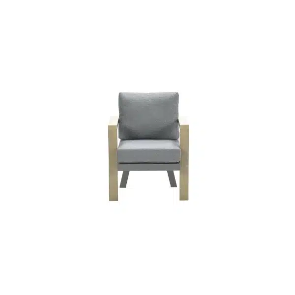 Morgana dining fauteuil VW vint.teak/c.black/mystic gr - Garden impressions