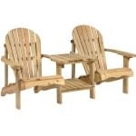 Parijs tete-a-tete houten tuinbank geïmpregneerd