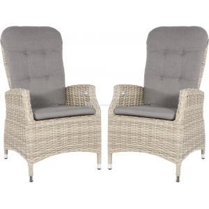 Soho Comfort Mountain tuinstoel taupe set van 2