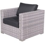 Tennessee lounge fauteuil cloudy Grijs - Garden impressions