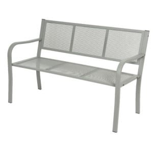 Tuinbank Brest 127 cm Licht Grijs - Buitengewoon de boet