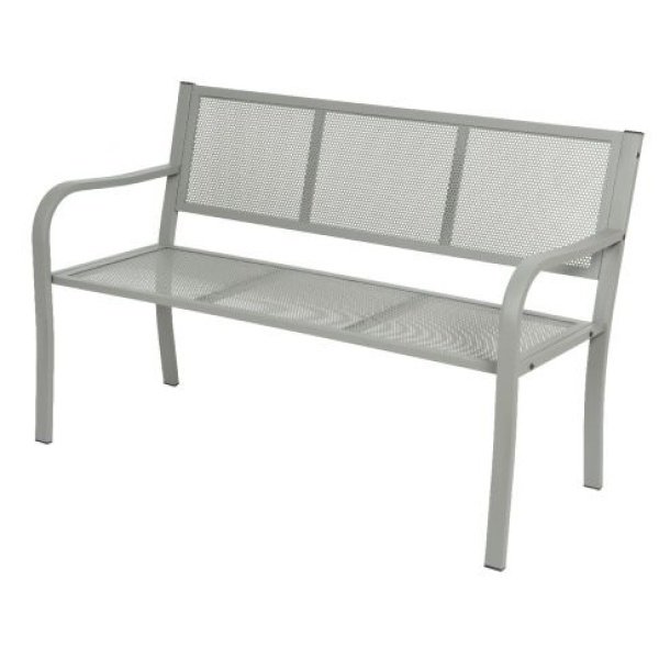 Tuinbank Brest 127 cm Licht Grijs - Buitengewoon de boet