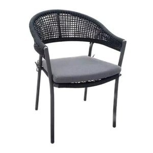 Vitaro Dining Tuinstoel Antraciet - Buitengewoon de boet