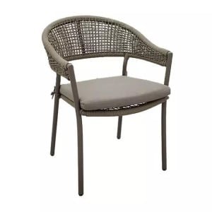 Vitaro Dining Tuinstoel Taupe - Buitengewoon de boet