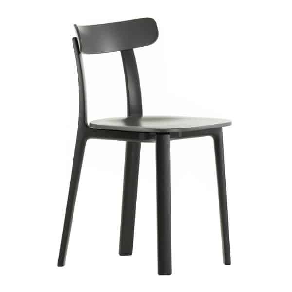 Vitra All Plastic Stoel Graphite Grey