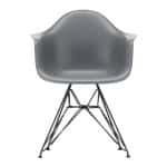 Vitra Eames DAR Armstoel Zwart Onderstel - Granite Grey