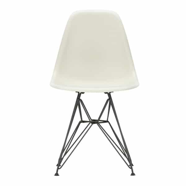 Vitra Eames DSR Stoel Zwart Onderstel - Pebble