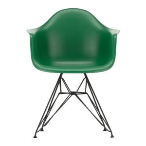 Vitra Eames Plastic Chair DAR Zwart - Emerald Green