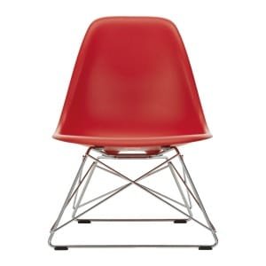 Vitra Eames Plastic Chair LSR - Poppy Red / Chroom