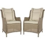 Wine & Dine Straw tuinstoel set van 2