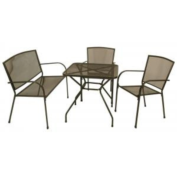 Aluminium Tuinset Eindhoven 4-delig