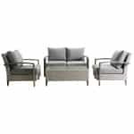 Aluminium loungeset Bradley