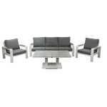 Benton Sofa Loungeset Wit - Buitengewoon de boet
