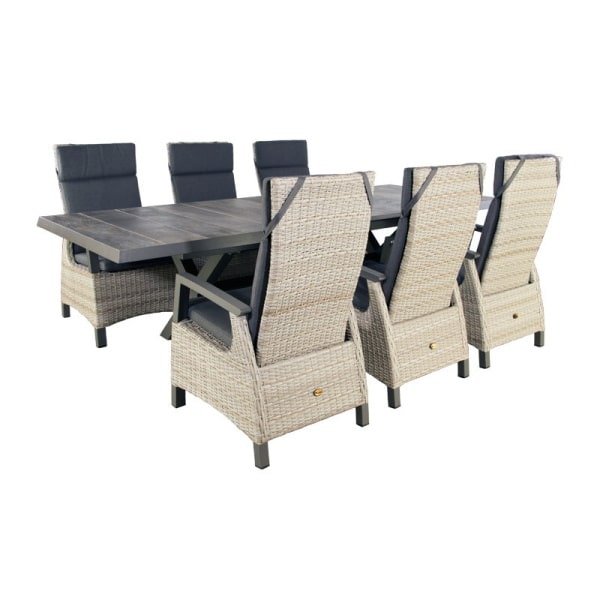 Dining set East Haven Sunrise Beige - Oosterik home