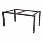 Goa Tafelframe Antracite Met Tafelblad Teak 160 x 95 cm - 4so